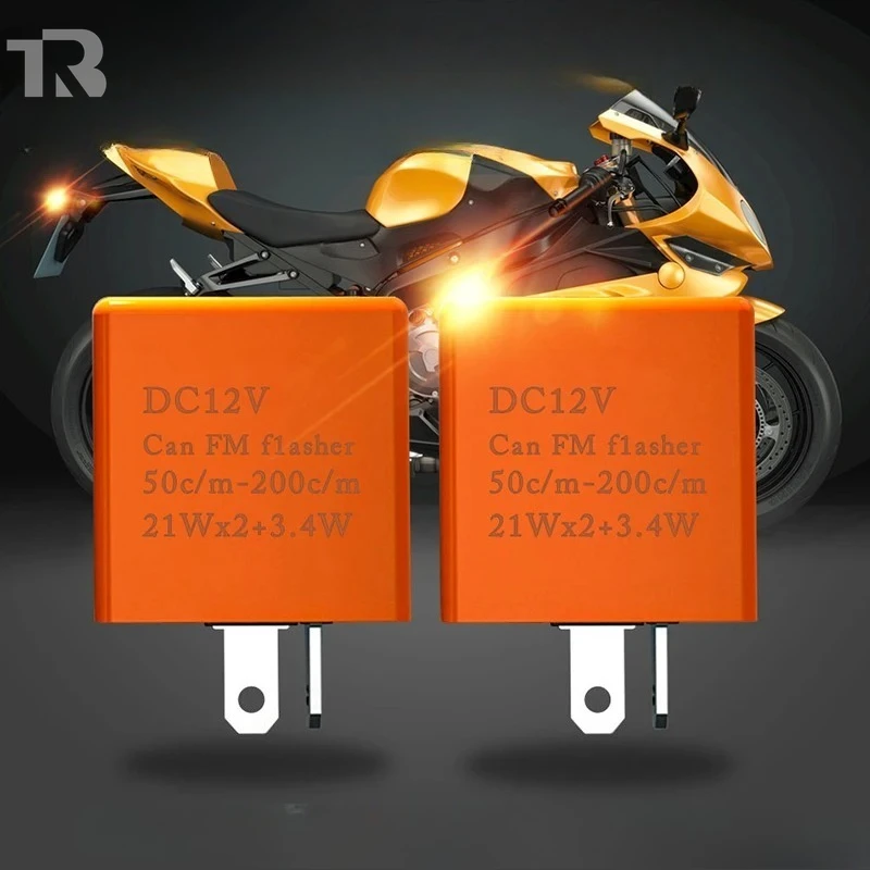 2 Pin LED Flasher Relay Adjustable Frequency Turn Signal Indicator Square Relay Signal Light Controller Motorcycle Accessories
2 Pin LED Flasher Relay Adjustable Frequency Turn Signal Indicator Square Relay Signal Light Controller Motorcycle Accessories