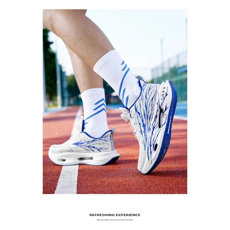 Мужские спортивные кроссовки, легкие гоночные беговые кроссовки с карбоновой пластиной, зимние, с амортизацией, противоскользящие, износостойкие, дышащие
Мужские спортивные кроссовки, легкие гоночные беговые кроссовки с карбоновой пластиной, зимние, с амортизацией, противоскользящие, износостойкие, дышащие