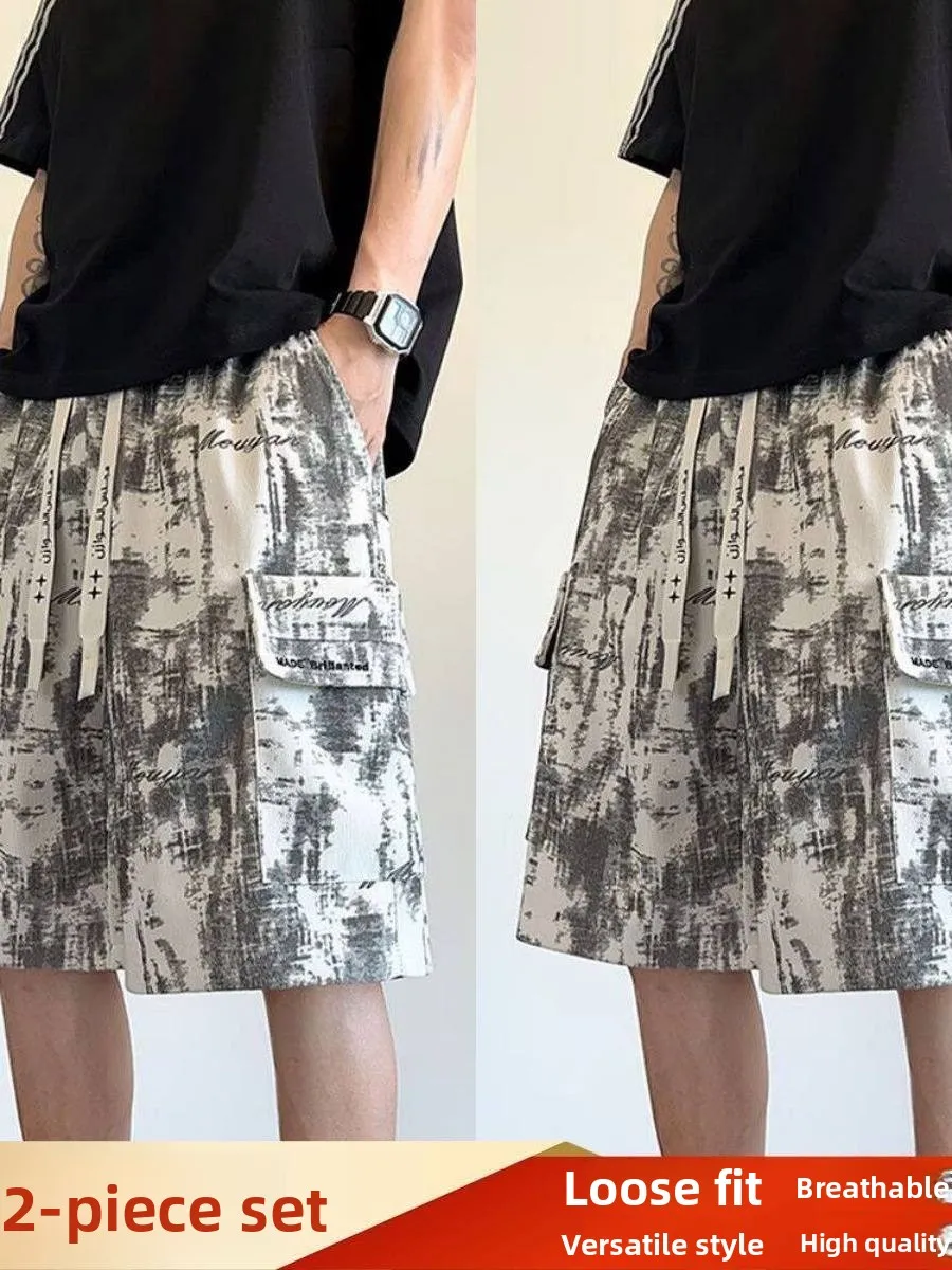 Casual American Style Dyed Loose Straight Leg Men's Shorts with Big Pockets for Summer Outdoor Wear Five-Quarter Length
Casual American Style Dyed Loose Straight Leg Men's Shorts with Big Pockets for Summer Outdoor Wear Five-Quarter Length