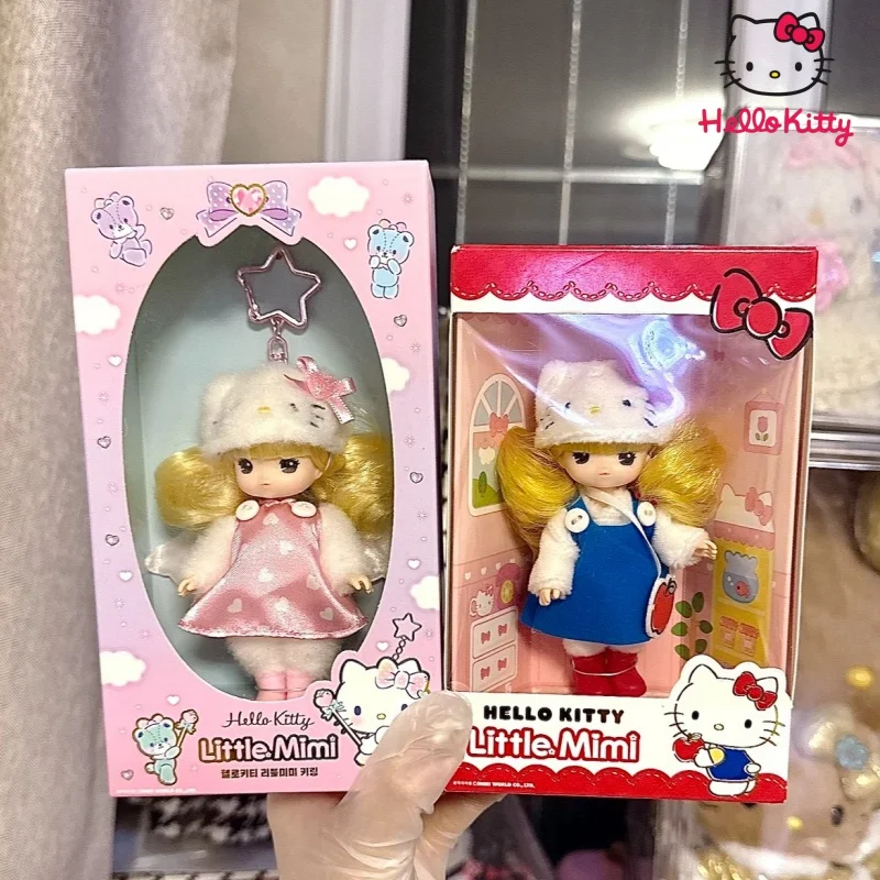 Корейская кукла-персонаж Little Mimi в стиле Hello Kitty, игрушка для переодевания, брелок-подвеска для сумки, милая игрушка-украшение, подарок на день рождения для девочки
Корейская кукла-персонаж Little Mimi в стиле Hello Kitty, игрушка для переодевания, брелок-подвеска для сумки, милая игрушка-украшение, подарок на день рождения для девочки