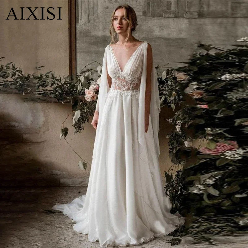 Simple Wedding Dress Lace Appliques Ceremony Dress Women For Wedding A-Line V-neck Blackless Organization and Tulle
Simple Wedding Dress Lace Appliques Ceremony Dress Women For Wedding A-Line V-neck Blackless Organization and Tulle