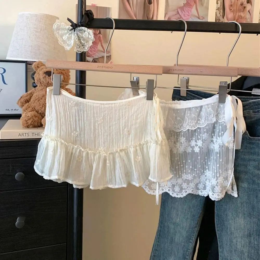 2025 Women's Solid Color Lace Mesh Skirt Korean One-Piece Shoelace Puff Short Skirt Half-length Base-layer Skirt Bandage Dress
2025 Women's Solid Color Lace Mesh Skirt Korean One-Piece Shoelace Puff Short Skirt Half-length Base-layer Skirt Bandage Dress