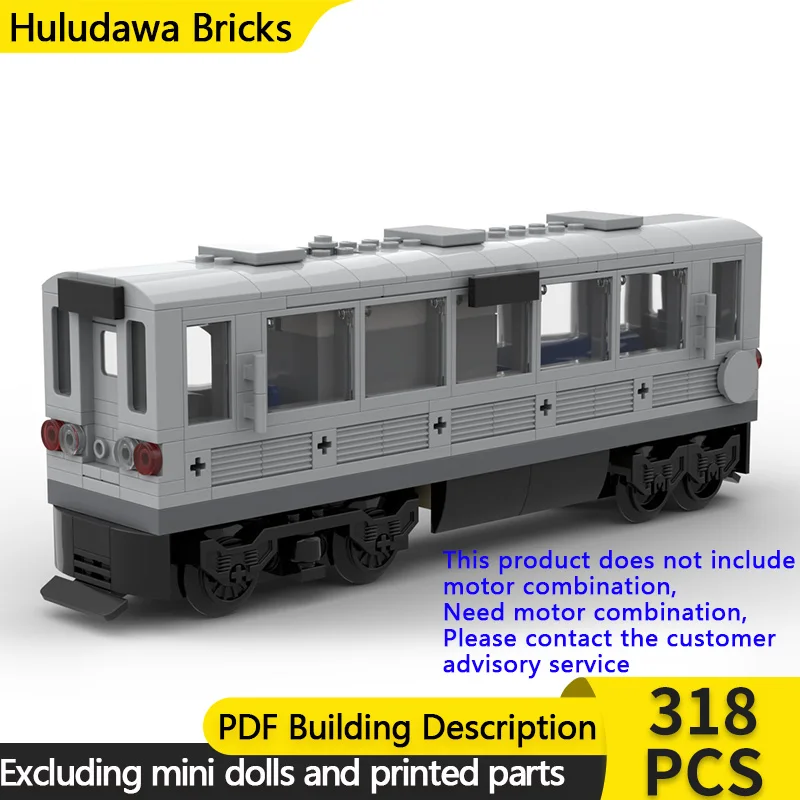 Модель городской автомобиль MOC, строительные кирпичи, железная дорога, моторизованный поезд метро, модульная технология, детские праздничные подарки, сборка игрушек, костюм 
Модель городской автомобиль MOC, строительные кирпичи, железная дорога, моторизованный поезд метро, модульная технология, детские праздничные подарки, сборка игрушек, костюм