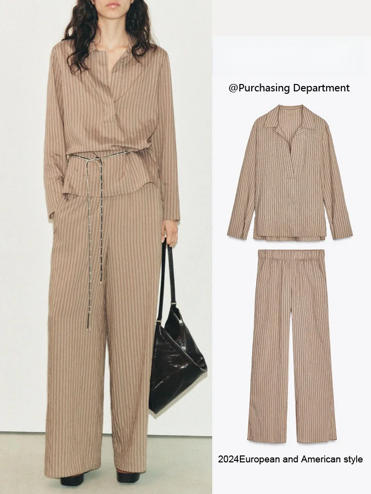 Новое весеннее поступление, женские длинные свободные повседневные брюки с воротником све све, комплект Faion, длинные брюки сезона 2025 года, све Sle
Новое весеннее поступление, женские длинные свободные повседневные брюки с воротником све све, комплект Faion, длинные брюки сезона 2025 года, све Sle