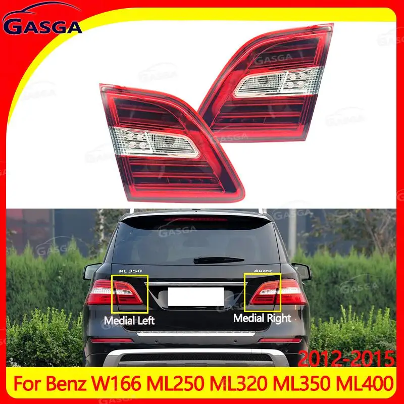 For Benz W166 ML250 ML320 ML 350 ML400 Inner Tail Lights LED For Combined Tail Lamp Light Rear Door A1669068701 A1669068501
For Benz W166 ML250 ML320 ML 350 ML400 Inner Tail Lights LED For Combined Tail Lamp Light Rear Door A1669068701 A1669068501