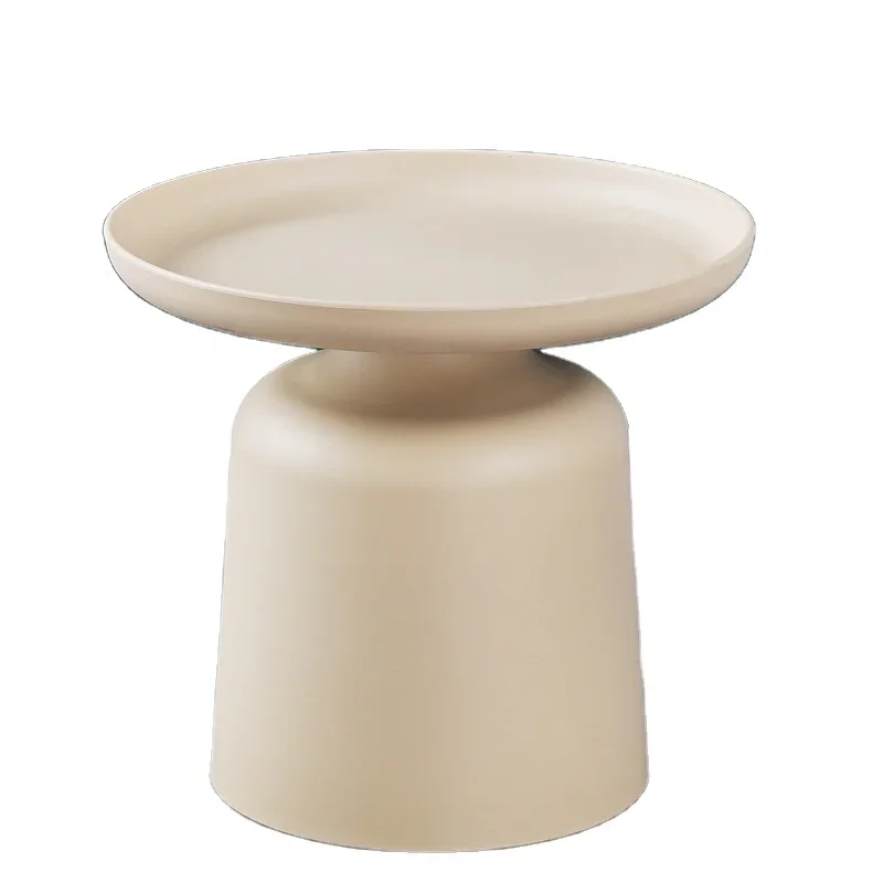 Nordic plastic living room coffee table, balcony small round table
Nordic plastic living room coffee table, balcony small round table