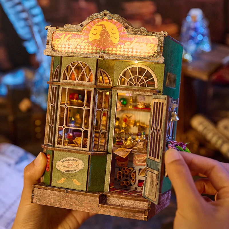 DIY Book Nook Kit Miniature Booknook 3D Wooden Puzzle Bookshelf Insert for Dollhouses Perfect Child Christmas Gift Home Decor
DIY Book Nook Kit Miniature Booknook 3D Wooden Puzzle Bookshelf Insert for Dollhouses Perfect Child Christmas Gift Home Decor