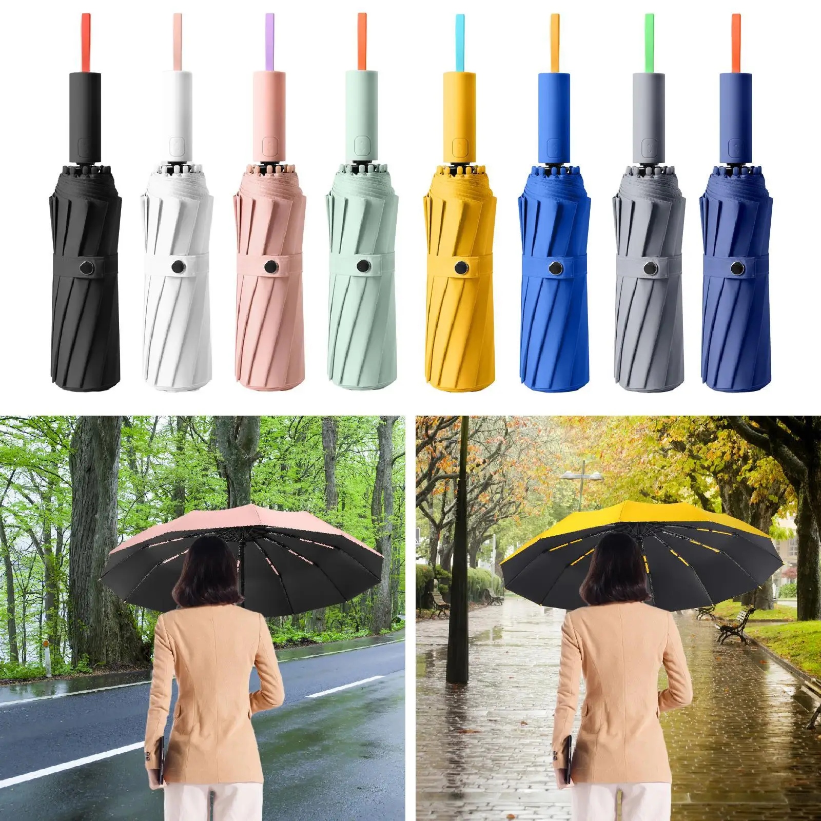 Travel Umbrella Folding Umbrella Compact Waterproof Lightweight 12 Pc Ribs Auto Open Close for Suitcase Trip Beach Travel
Travel Umbrella Folding Umbrella Compact Waterproof Lightweight 12 Pc Ribs Auto Open Close for Suitcase Trip Beach Travel