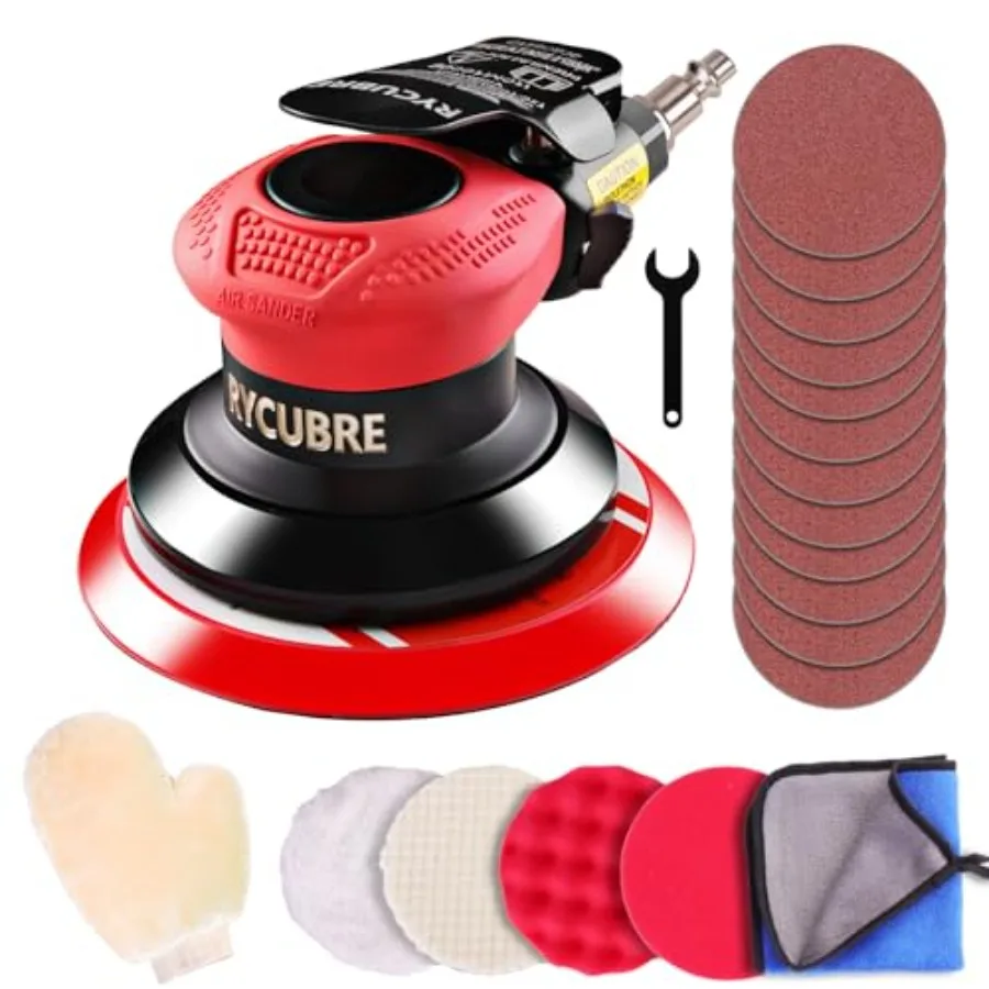 5 Inch da Sander - Professional Air Sander, Pneumatic Orbital Sander/Air Orbital Sander for Auto Body Work, DA Sander for Auto
5 Inch da Sander - Professional Air Sander, Pneumatic Orbital Sander/Air Orbital Sander for Auto Body Work, DA Sander for Auto