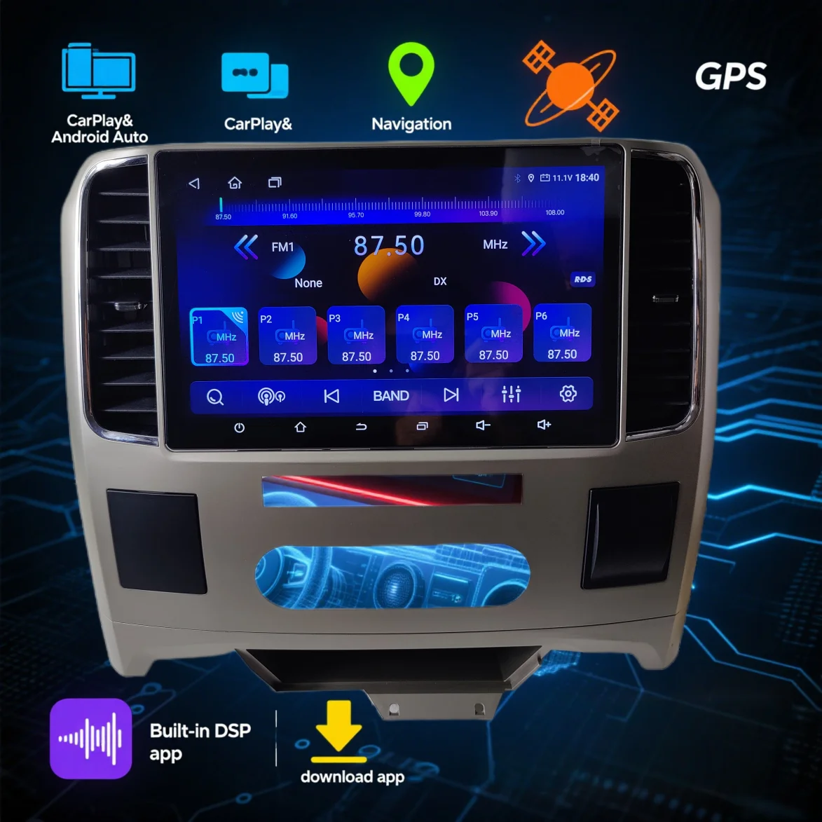 13 inch Car Radio Stereo For Dodge Ram 1500 2500 3500 2008-2012 Carplay Android Auto 4G Car Multimedia Player GPS Navi Head Unit
13 inch Car Radio Stereo For Dodge Ram 1500 2500 3500 2008-2012 Carplay Android Auto 4G Car Multimedia Player GPS Navi Head Unit