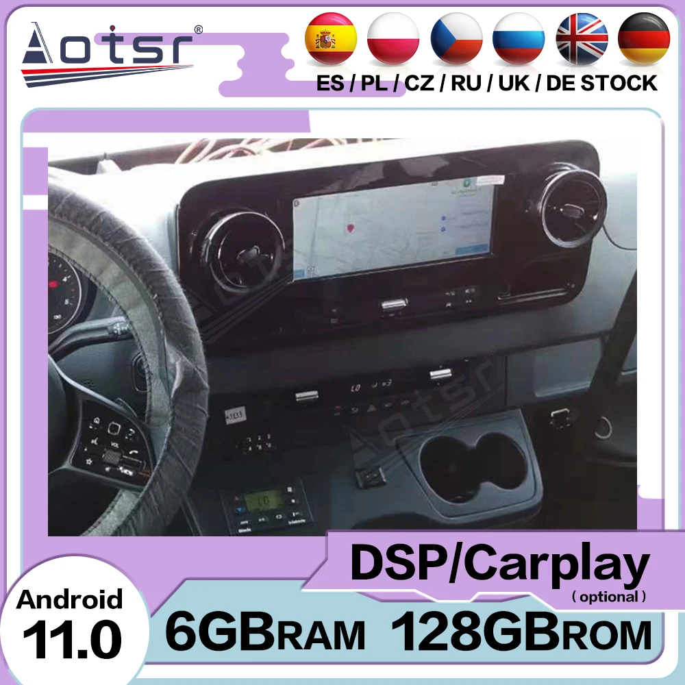 Мультимедийный приемник Android 11 плеер для Benz Spinway Sprinter 2016 2017 2018 2019 2020 GPS-навигация стерео радио головное устройство
Мультимедийный приемник Android 11 плеер для Benz Spinway Sprinter 2016 2017 2018 2019 2020 GPS-навигация стерео радио головное устройство