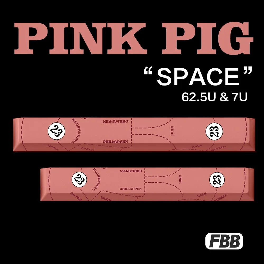 Колпачки для клавиш FBB 6,25U и 7U, колпачки для клавиш со пробелом, милая розовая свинья для механической клавиатуры, колпачки для клавиш, персонализированный креативный художественный чехол для ключей
Колпачки для клавиш FBB 6,25U и 7U, колпачки для клавиш со пробелом, милая розовая свинья для механической клавиатуры, колпачки для клавиш, персонализированный креативный художественный чехол для ключей