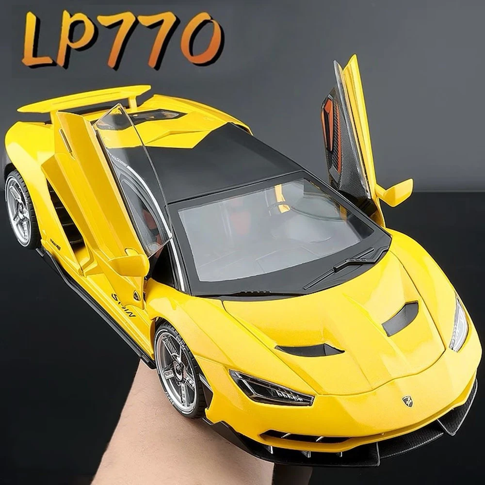 1:18 Lambor LP770 SVJ63 Alloy Models Diecast Toys Sports Cars Light Music Miniature Car Wheel Pull Back Vehicle Child Adult Gift
1:18 Lambor LP770 SVJ63 Alloy Models Diecast Toys Sports Cars Light Music Miniature Car Wheel Pull Back Vehicle Child Adult Gift