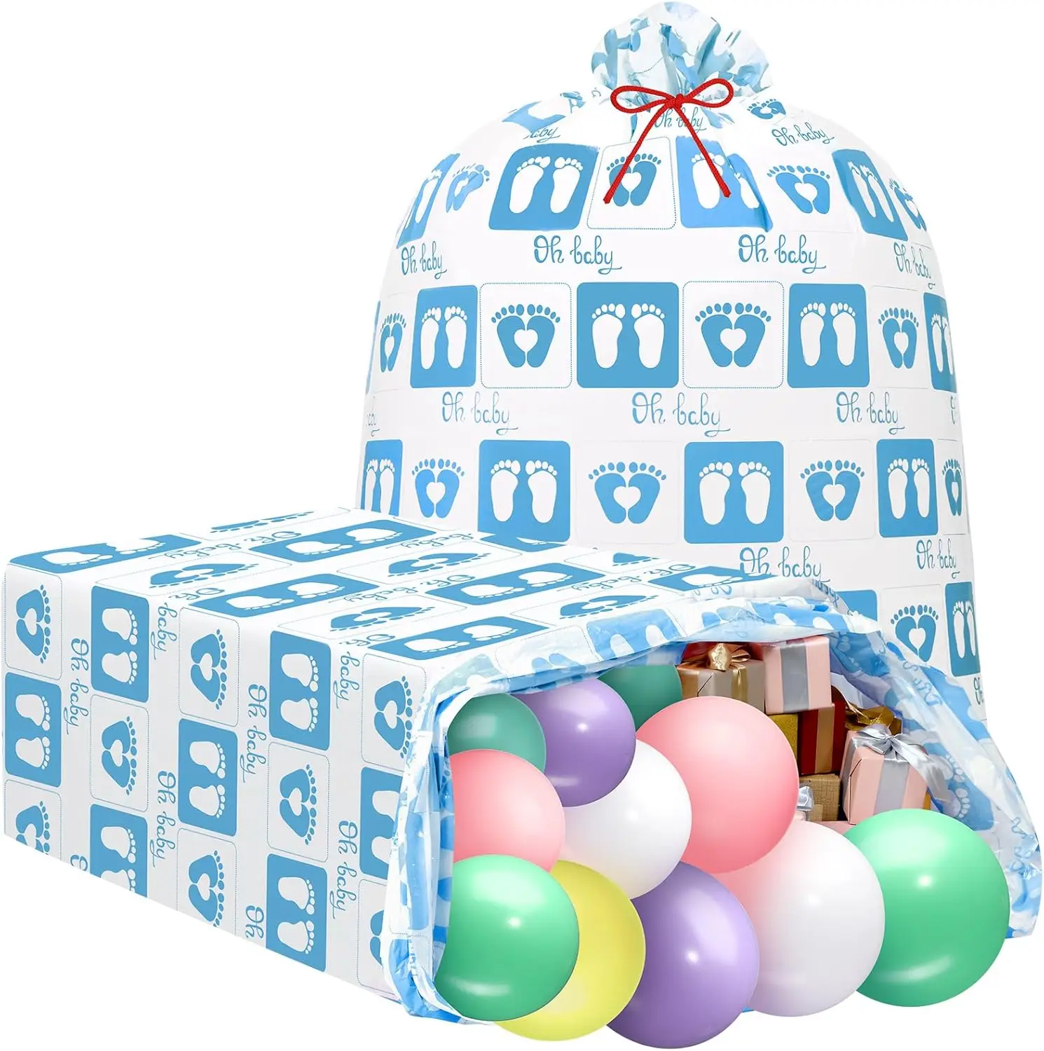 2 Pcs 80 x 60 in Jumbo Bike Gift Bags Extra Large Baby Footprint Plastic Present Bicycle Bags Birthday Gift Sack for Girl Boy Bi
2 Pcs 80 x 60 in Jumbo Bike Gift Bags Extra Large Baby Footprint Plastic Present Bicycle Bags Birthday Gift Sack for Girl Boy Bi