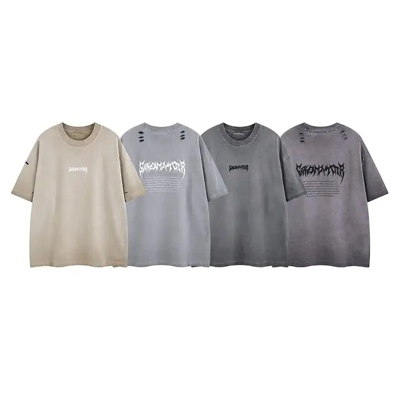 Vintage Washed and Distressed Graphic T-Shirt, Men's Oversized Y2K Streetwear, Hip Hop Tee
Vintage Washed and Distressed Graphic T-Shirt, Men's Oversized Y2K Streetwear, Hip Hop Tee