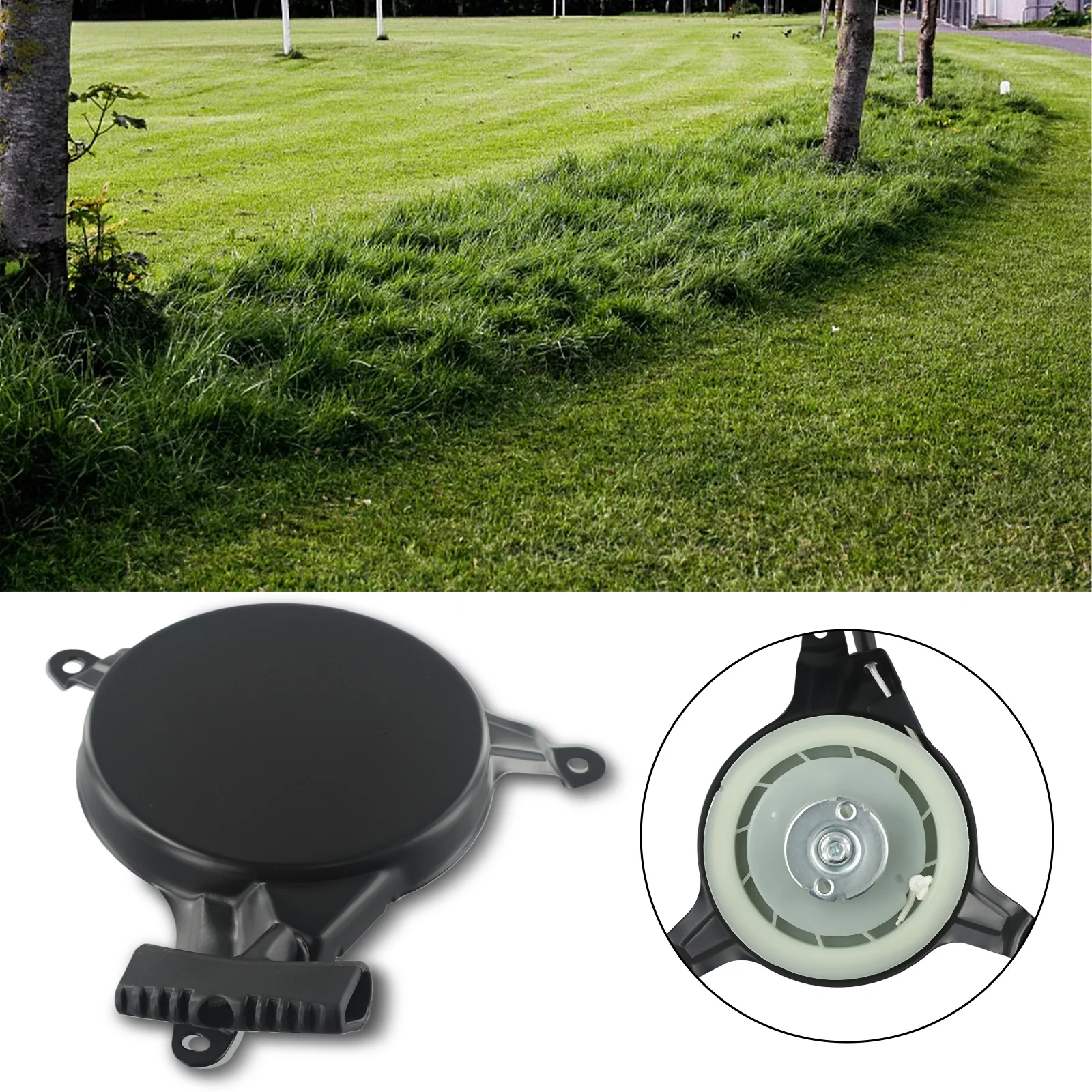 Starter Recoil Starter Plastic metal For Lawn Mower 1pc Distance Between Holes 170mm Household Cleaning Tools Outdoor Living
Starter Recoil Starter Plastic metal For Lawn Mower 1pc Distance Between Holes 170mm Household Cleaning Tools Outdoor Living