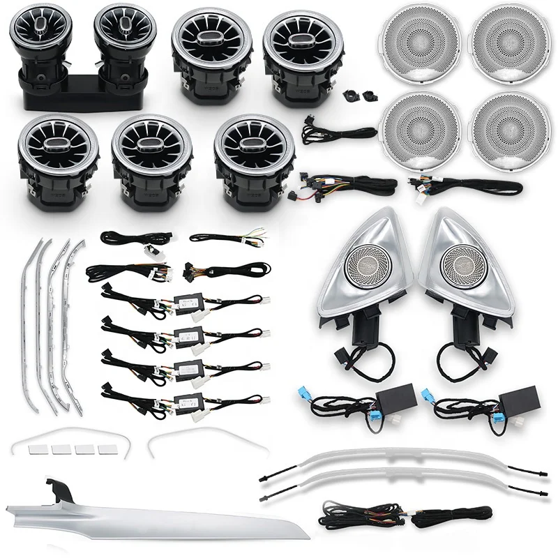 STLFAuto Air Vent 64 Colors Ambient Light 4D Rotating Tweeter Speaker for Mercedess-Benzs C-class W205 GLC X253 C43 C63 C260
STLFAuto Air Vent 64 Colors Ambient Light 4D Rotating Tweeter Speaker for Mercedess-Benzs C-class W205 GLC X253 C43 C63 C260