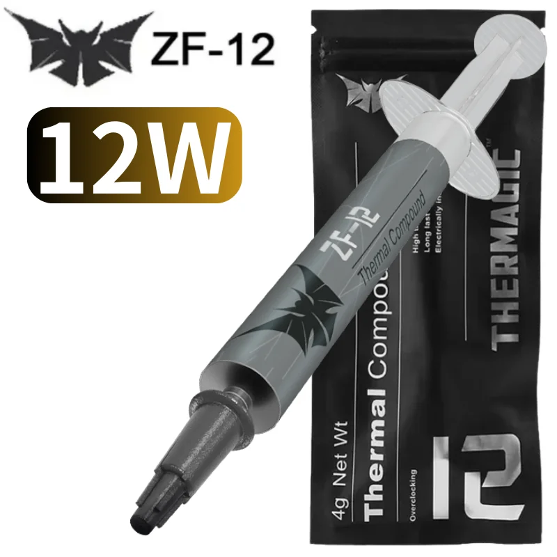 zf-12W 4g Thermal paste processor Thermal Compound Conductive Thermal Grease Silicone Paste CPU GPU Cooler Cooling Fan Plaster
zf-12W 4g Thermal paste processor Thermal Compound Conductive Thermal Grease Silicone Paste CPU GPU Cooler Cooling Fan Plaster