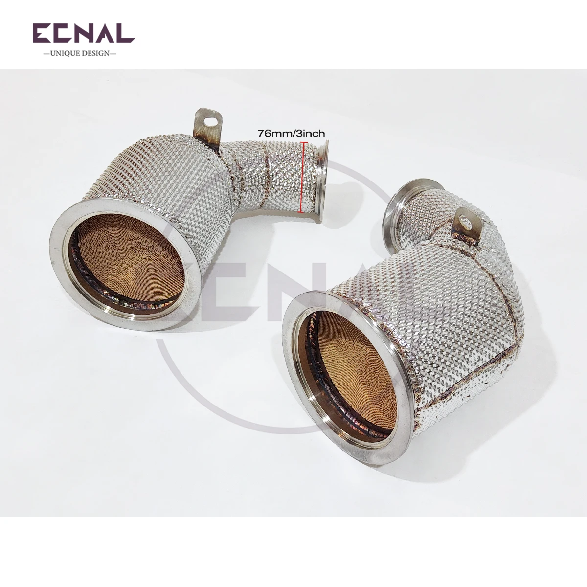 Ecnal Exhaust Downpipe System for Porsche Panamera 976 2.9T High Quality SS304 Sport Exhaust Pipe with Catalytic Converter
Ecnal Exhaust Downpipe System for Porsche Panamera 976 2.9T High Quality SS304 Sport Exhaust Pipe with Catalytic Converter