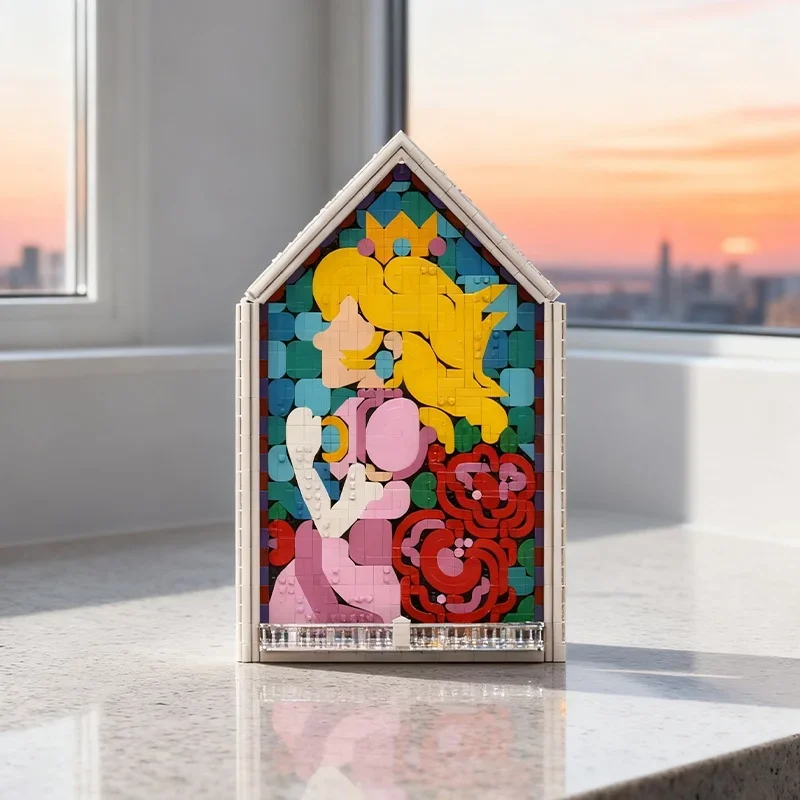 Набор строительных блоков MOC «Стеклянное окно принцессы Пич», 1264 детали, развивающая игрушка, идея для подарка на Рождество и День рождения
Набор строительных блоков MOC «Стеклянное окно принцессы Пич», 1264 детали, развивающая игрушка, идея для подарка на Рождество и День рождения