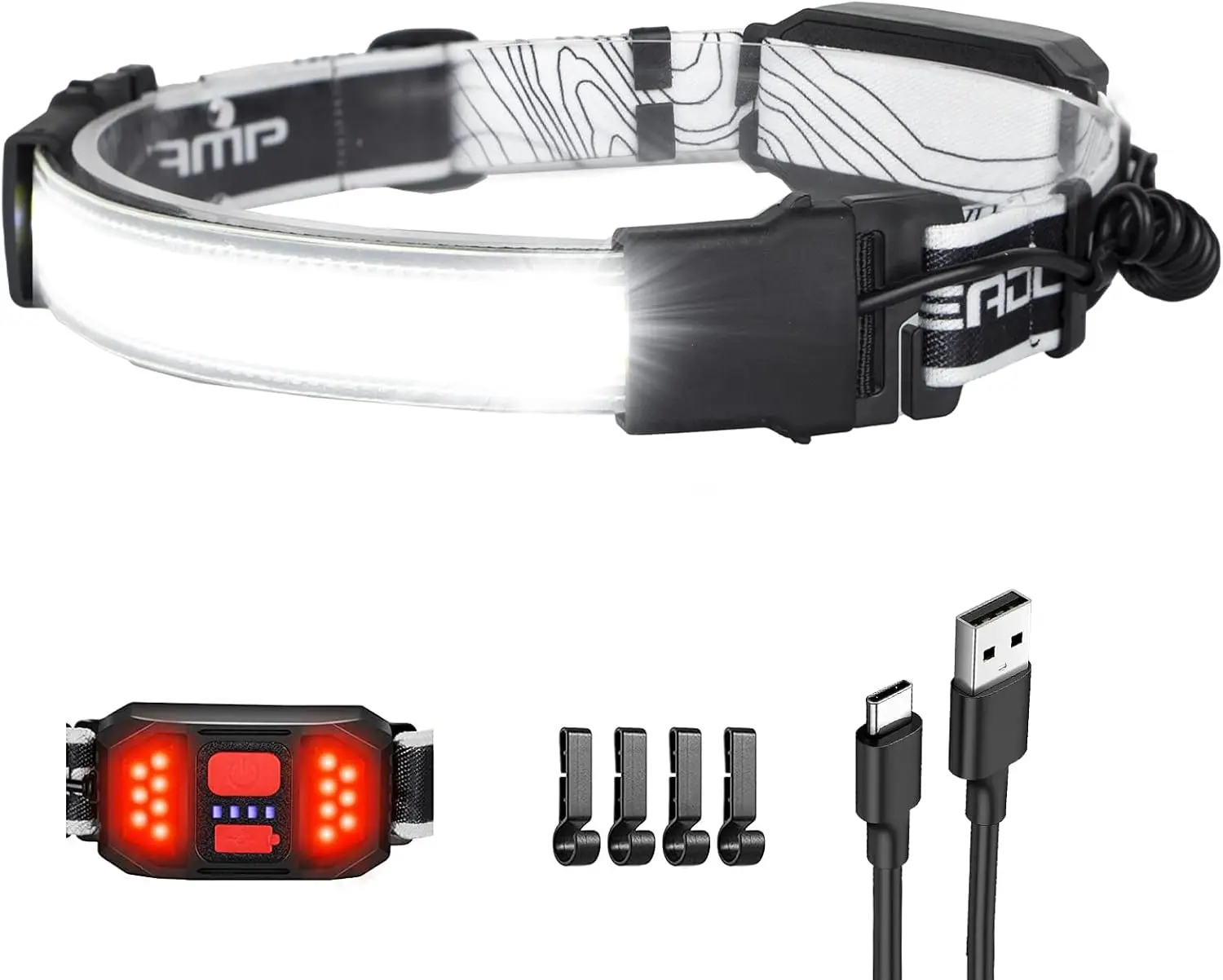 LED Headlamp Flashlight, 1000lumens 230° Broadbeam Headlight,Lightweight Headlamps for Camping Running Hiking, Hard Hat Headlamp
LED Headlamp Flashlight, 1000lumens 230° Broadbeam Headlight,Lightweight Headlamps for Camping Running Hiking, Hard Hat Headlamp