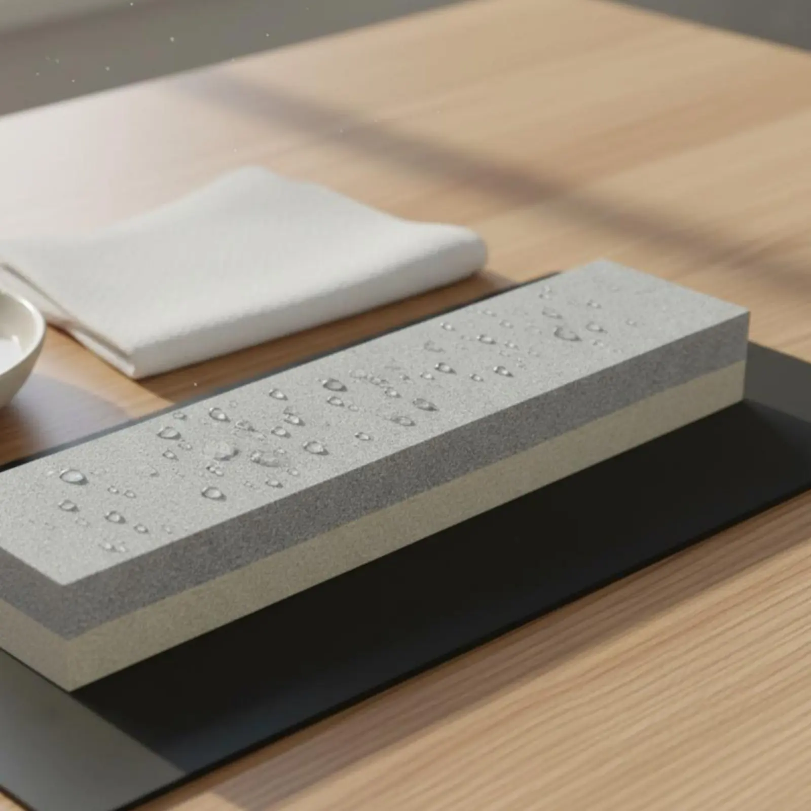 Sharpening Stone with Holder Non-Slip Base Whetstone Stone Kitchen Blade Whetstone Long-Lasting Material for Home Cooks
Sharpening Stone with Holder Non-Slip Base Whetstone Stone Kitchen Blade Whetstone Long-Lasting Material for Home Cooks