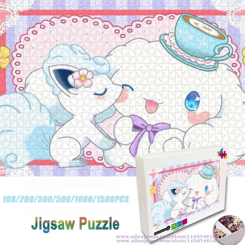 Sanrio Cinnamoroll Puzzle Jigsaw 108/200/300/500/1000/1500Pcs Intelligence Puzzles for Kids & Adults Unisex Birthday Gift
Sanrio Cinnamoroll Puzzle Jigsaw 108/200/300/500/1000/1500Pcs Intelligence Puzzles for Kids & Adults Unisex Birthday Gift