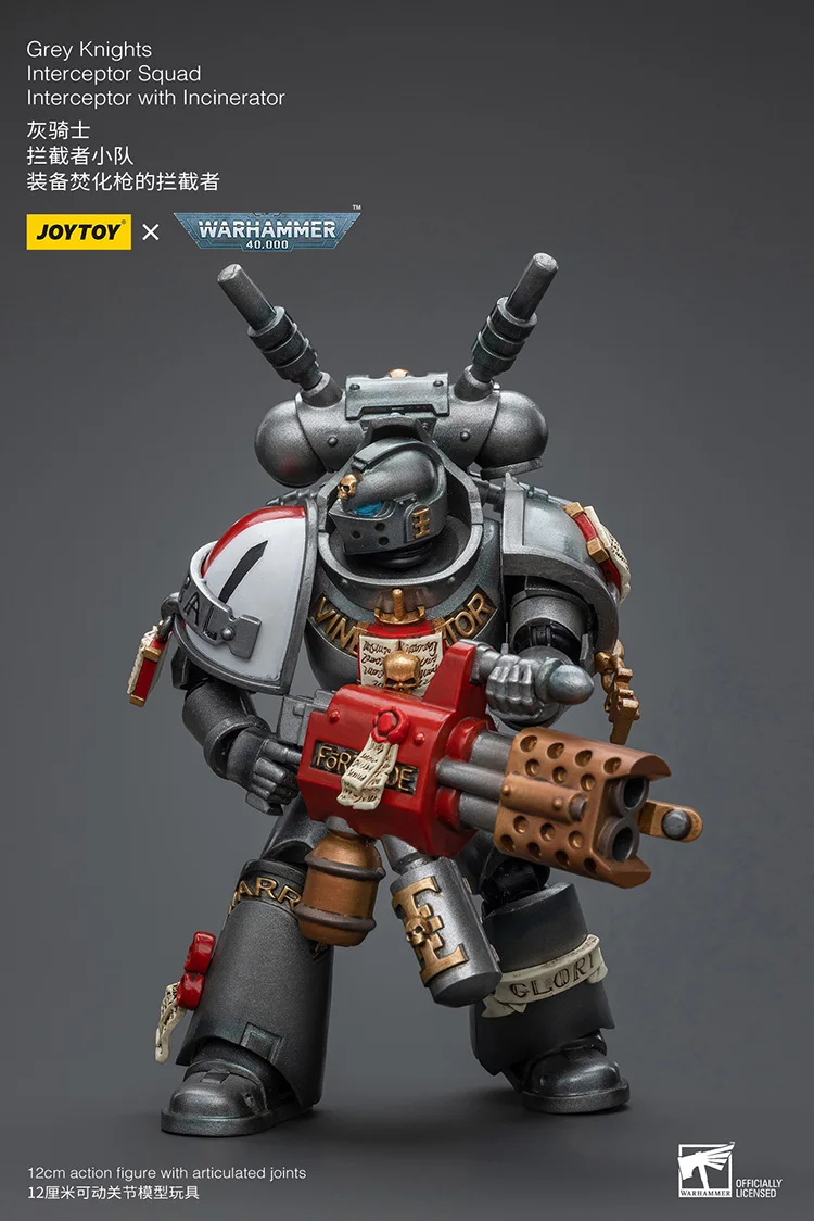 JOYTOY Warhammer 40K Grey Knights Interceptor Squad Interceptor With Incinerator Action Figures Original Doll Collect Decoration
JOYTOY Warhammer 40K Grey Knights Interceptor Squad Interceptor With Incinerator Action Figures Original Doll Collect Decoration