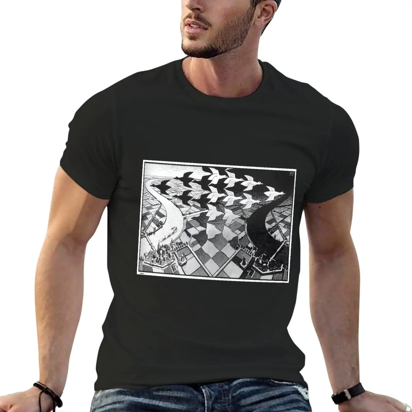 New M.C. Escher - Day and Night T-Shirt shirts graphic oversize t-shirts man vintage clothes mens graphic t-shirts
New M.C. Escher - Day and Night T-Shirt shirts graphic oversize t-shirts man vintage clothes mens graphic t-shirts