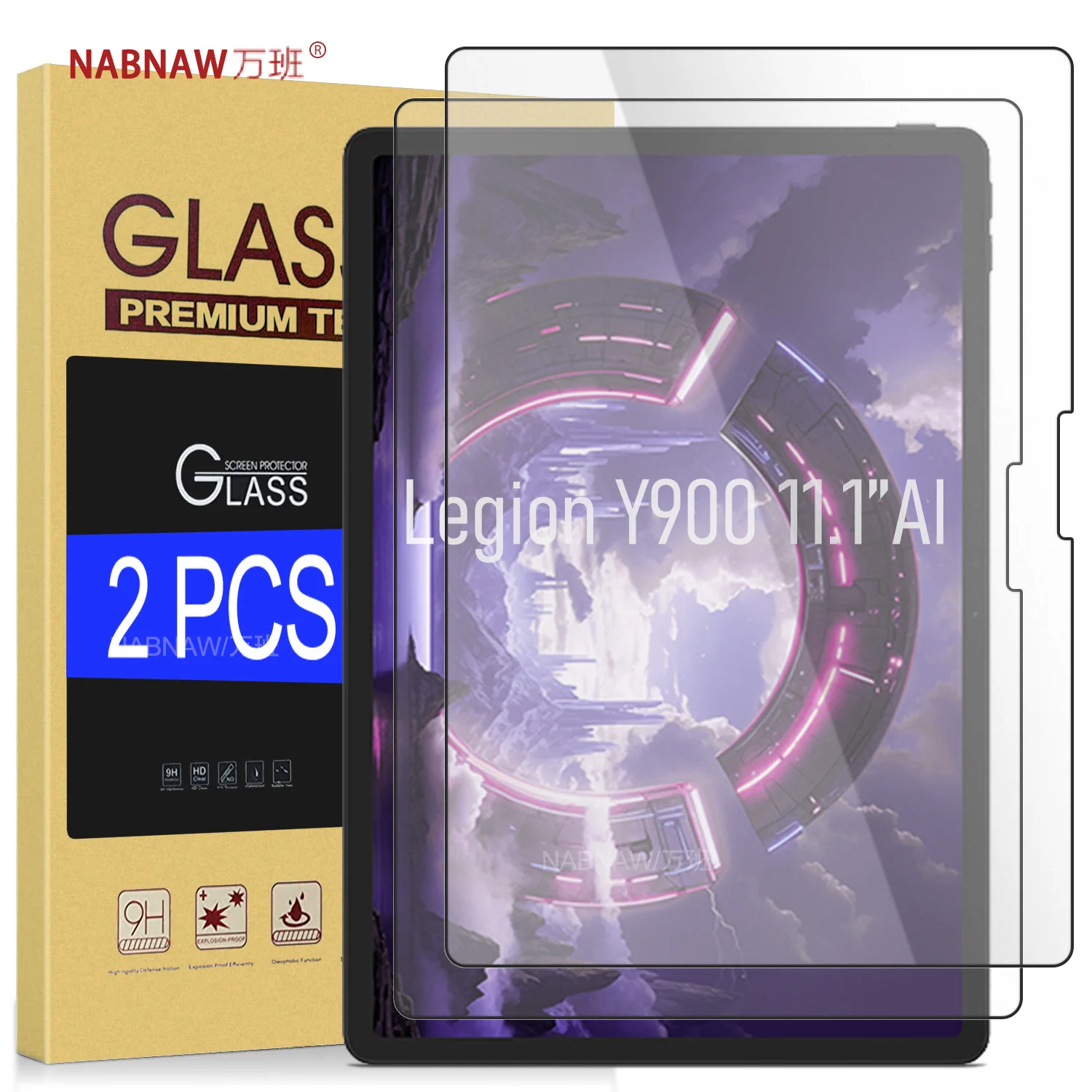 2-Pieces Full HD Tempered Glass Screen Protector For Lenovo Legion Y900 11.1 AI Tablet Damage-Proof Film Screen Guard TB711FU
2-Pieces Full HD Tempered Glass Screen Protector For Lenovo Legion Y900 11.1 AI Tablet Damage-Proof Film Screen Guard TB711FU