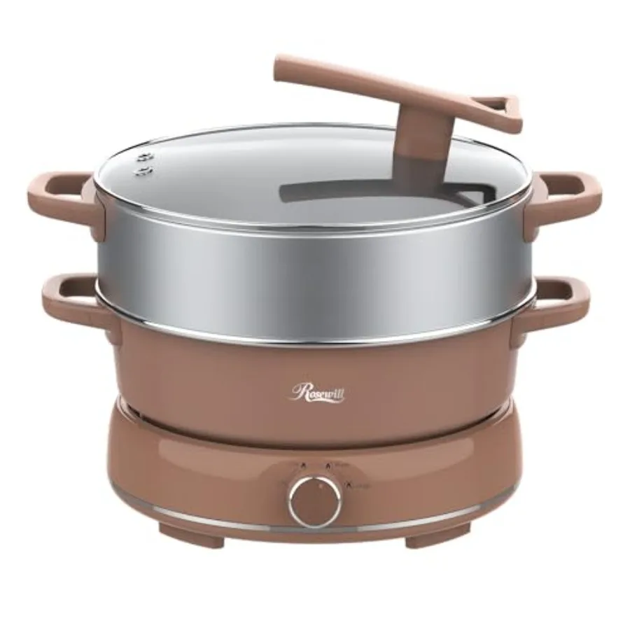 Электрическая мультиварка-скороварка 12,7 л с функцией медленного приготовления, разборная конструкция, увеличенная чаша 11,8 дюйма, паровая корзина из нержавеющей стали, 1600 Вт
Электрическая мультиварка-скороварка 12,7 л с функцией медленного приготовления, разборная конструкция, увеличенная чаша 11,8 дюйма, паровая корзина из нержавеющей стали, 1600 Вт