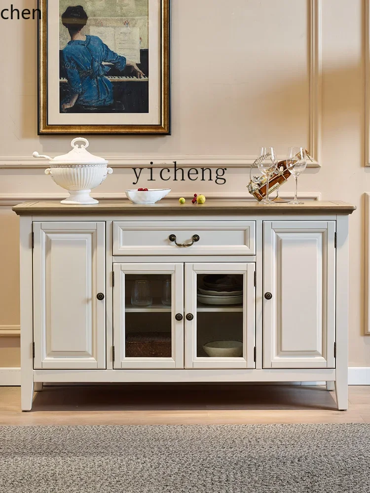 H1 solid wood dining side cabinet pastoral storage cabinet rural living room simple tea bowl wine cabinet
H1 solid wood dining side cabinet pastoral storage cabinet rural living room simple tea bowl wine cabinet