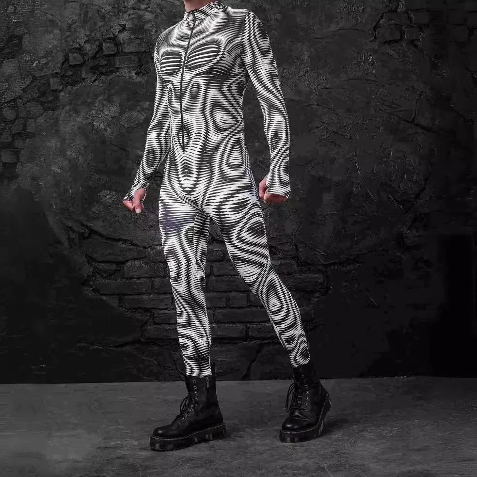 Steampunk Mechanical Skeleton Bone Cosplay Zentai Halloween Scary Skull Long Sleeve Bodysuit Gothic Party Costume Jumspuit
Steampunk Mechanical Skeleton Bone Cosplay Zentai Halloween Scary Skull Long Sleeve Bodysuit Gothic Party Costume Jumspuit