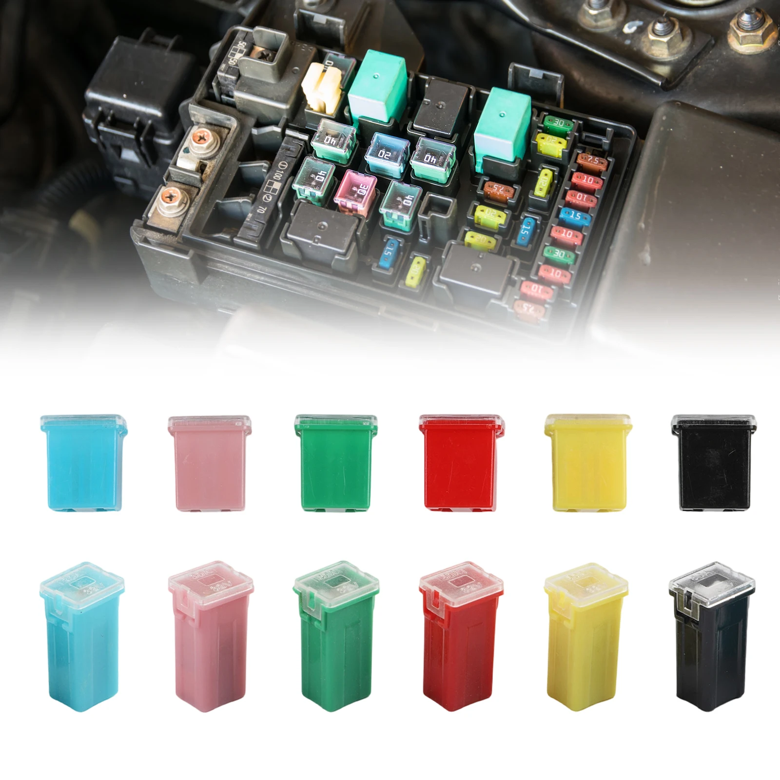 36 Piece Car Fuse Assortment Fuse Replacement Kit Tall Low Profile Fuse Assortment Copper Contacts Embossed Amp Marking
36 Piece Car Fuse Assortment Fuse Replacement Kit Tall Low Profile Fuse Assortment Copper Contacts Embossed Amp Marking