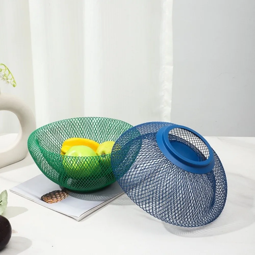 Snack Organizer Iron Mesh Storage Tray Nordic Style Geometric Double-layer Fruit Basket Handmade Metal Fruit Tray Living Room
Snack Organizer Iron Mesh Storage Tray Nordic Style Geometric Double-layer Fruit Basket Handmade Metal Fruit Tray Living Room