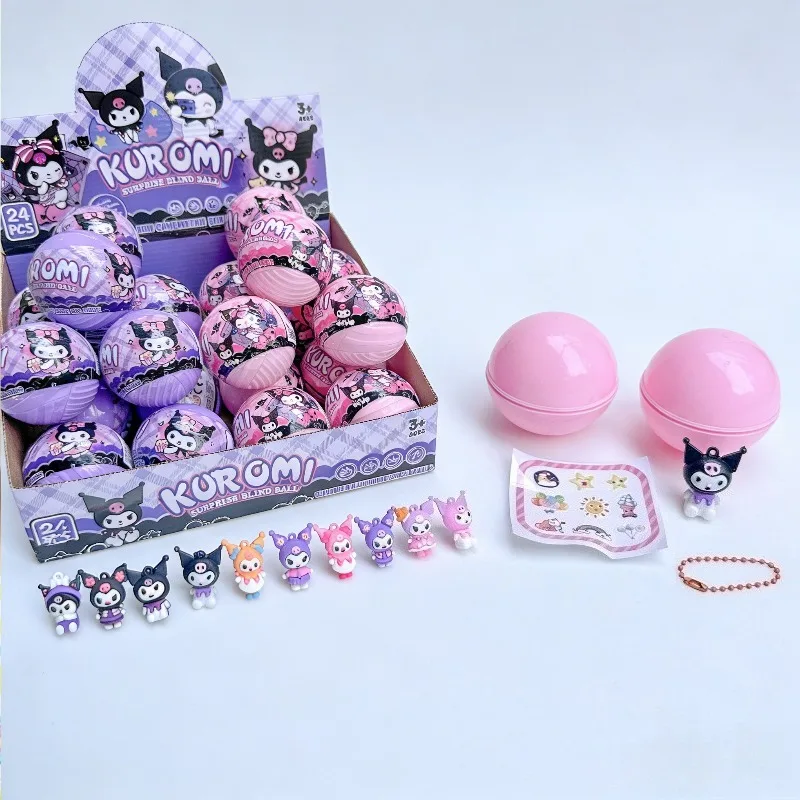 Sanrio Kuromi Mystery Surprise Ball Blind Box Cute Figure Keychain Pendant Mini Model Toy for Claw Machine Gashapon Gift
Sanrio Kuromi Mystery Surprise Ball Blind Box Cute Figure Keychain Pendant Mini Model Toy for Claw Machine Gashapon Gift