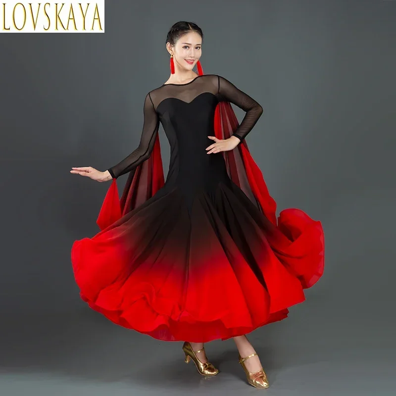 New Dance Hall Practice Clothing Competition Women's Modern Dance Clothing Standard Big Swing Waltz Performance Clothing
New Dance Hall Practice Clothing Competition Women's Modern Dance Clothing Standard Big Swing Waltz Performance Clothing