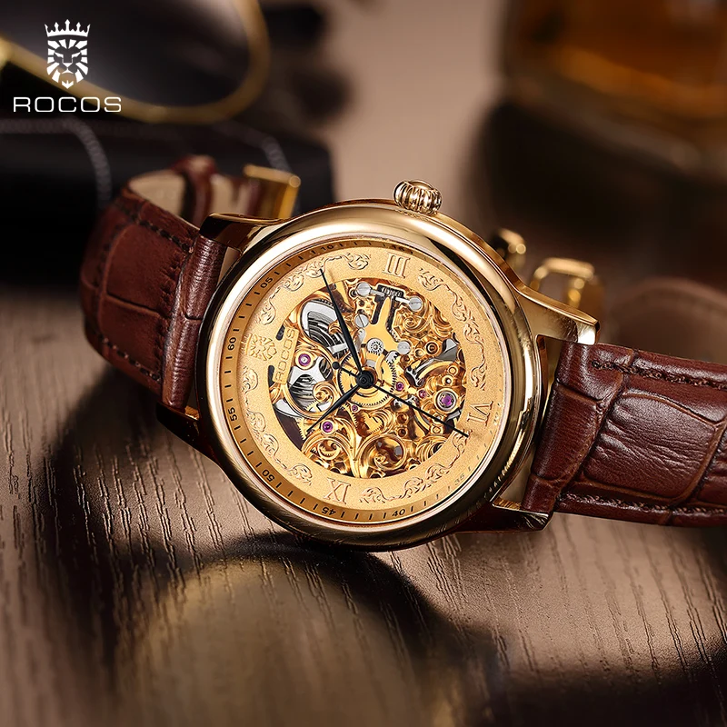 Rocos Genuine Brand Cut Out Retro Fully Automatic Mechanical Watch Belt Watch Men's Waterproof Trendyy Men's Watch R0106
Rocos Genuine Brand Cut Out Retro Fully Automatic Mechanical Watch Belt Watch Men's Waterproof Trendyy Men's Watch R0106