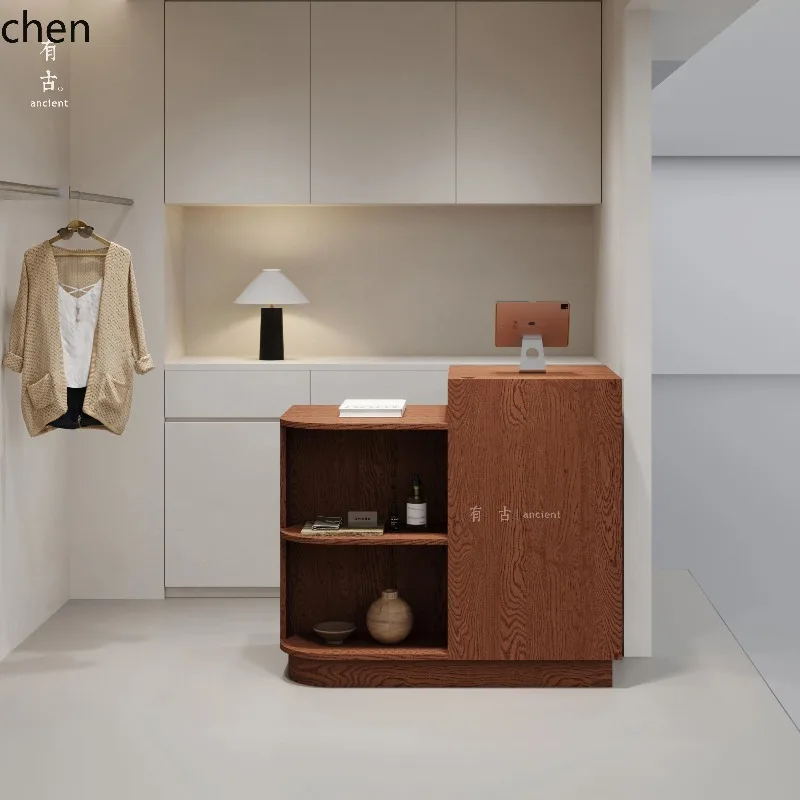 GZ-30 clothing store simple cashier reception desk women's clothing store small bar collection information desk customization
GZ-30 clothing store simple cashier reception desk women's clothing store small bar collection information desk customization