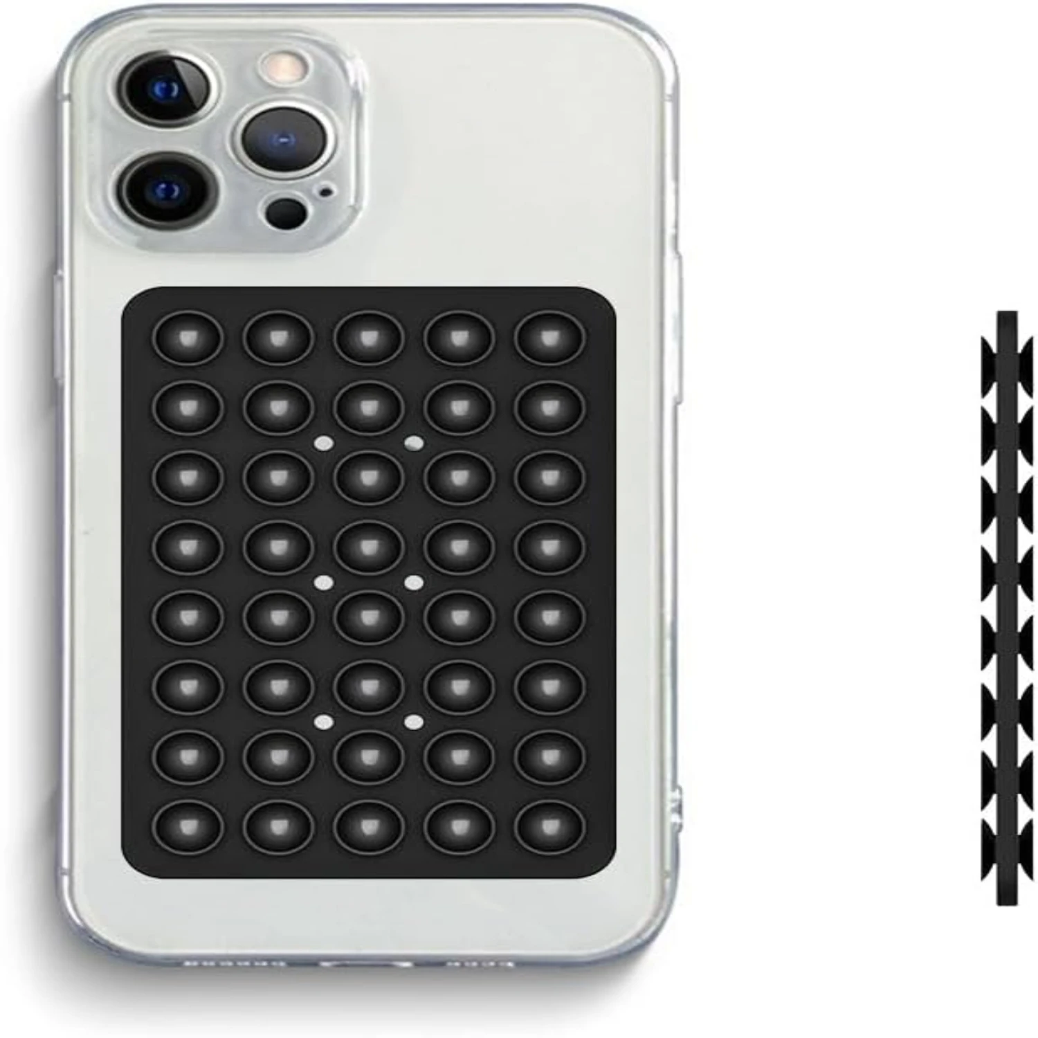 Double Sided Silicone Suction Phone Case (Compatible and Android, Hands-Free Phone Accessory Holder for Selfies and Videos) Fi
Double Sided Silicone Suction Phone Case (Compatible and Android, Hands-Free Phone Accessory Holder for Selfies and Videos) Fi