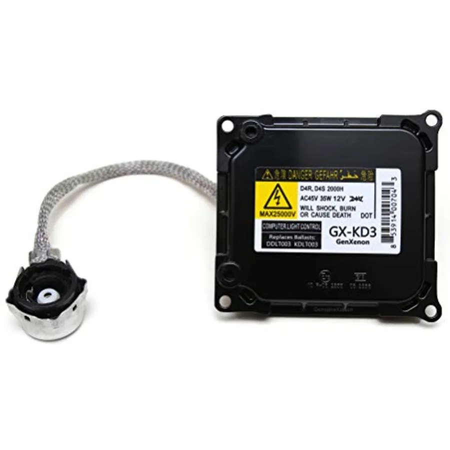 Replacement for Toyota and Lexus Xenon HID Ballast Headlight Control Unit Replaces KDLT003, DDLT003, 85967-53040, 85967-24010,
Replacement for Toyota and Lexus Xenon HID Ballast Headlight Control Unit Replaces KDLT003, DDLT003, 85967-53040, 85967-24010,