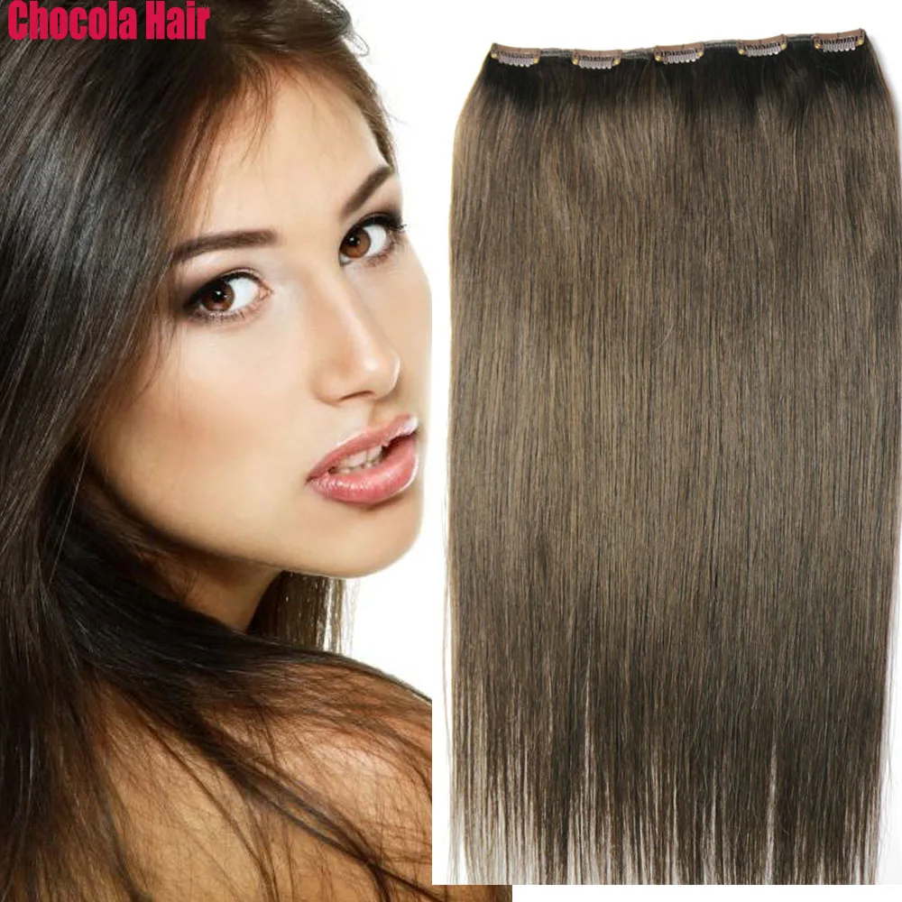 Chocola 100% Brazilian Human Remy Hair Extensions 16"-24" Clips In 1pcs Set 100g-120g One Piece No-lace Straight
Chocola 100% Brazilian Human Remy Hair Extensions 16"-24" Clips In 1pcs Set 100g-120g One Piece No-lace Straight