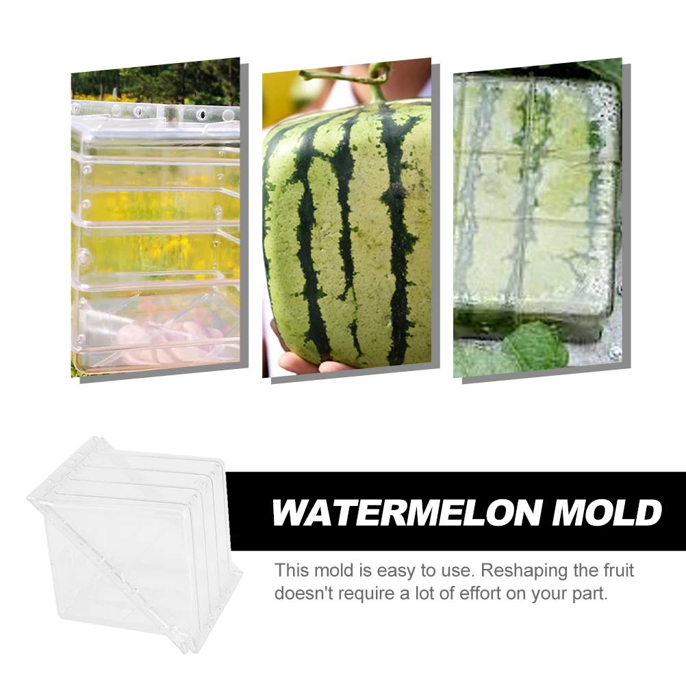 Square Watermelon Growth Mold Transparent PC Shaping Tool Fruit Vegetable Forming Molds Gardening Lightweight Storage Kitchen 
Square Watermelon Growth Mold Transparent PC Shaping Tool Fruit Vegetable Forming Molds Gardening Lightweight Storage Kitchen