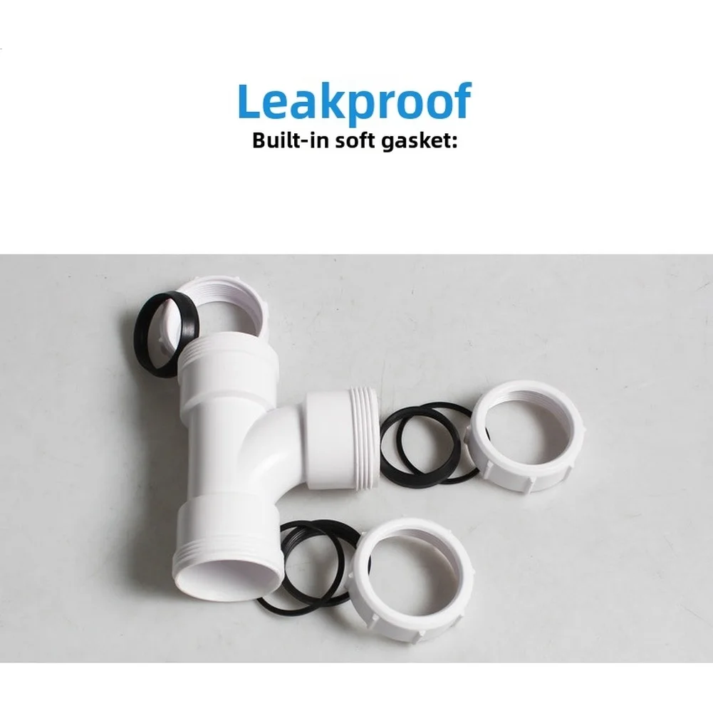 Three-Way PVC Pipe Connector for 40mm For Drainage Applications Featuring Integrated Soft Gasket and Tool-Free Installation
Three-Way PVC Pipe Connector for 40mm For Drainage Applications Featuring Integrated Soft Gasket and Tool-Free Installation
