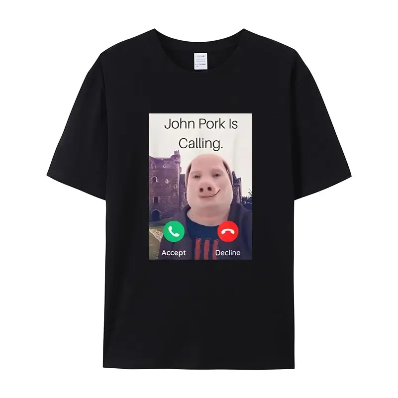 Футболка John Polk Is Calling To Answer The Phone с юмором, забавная футболка с рисунком «Любитель свиньи», хлопок с короткими рукавами
Футболка John Polk Is Calling To Answer The Phone с юмором, забавная футболка с рисунком «Любитель свиньи», хлопок с короткими рукавами