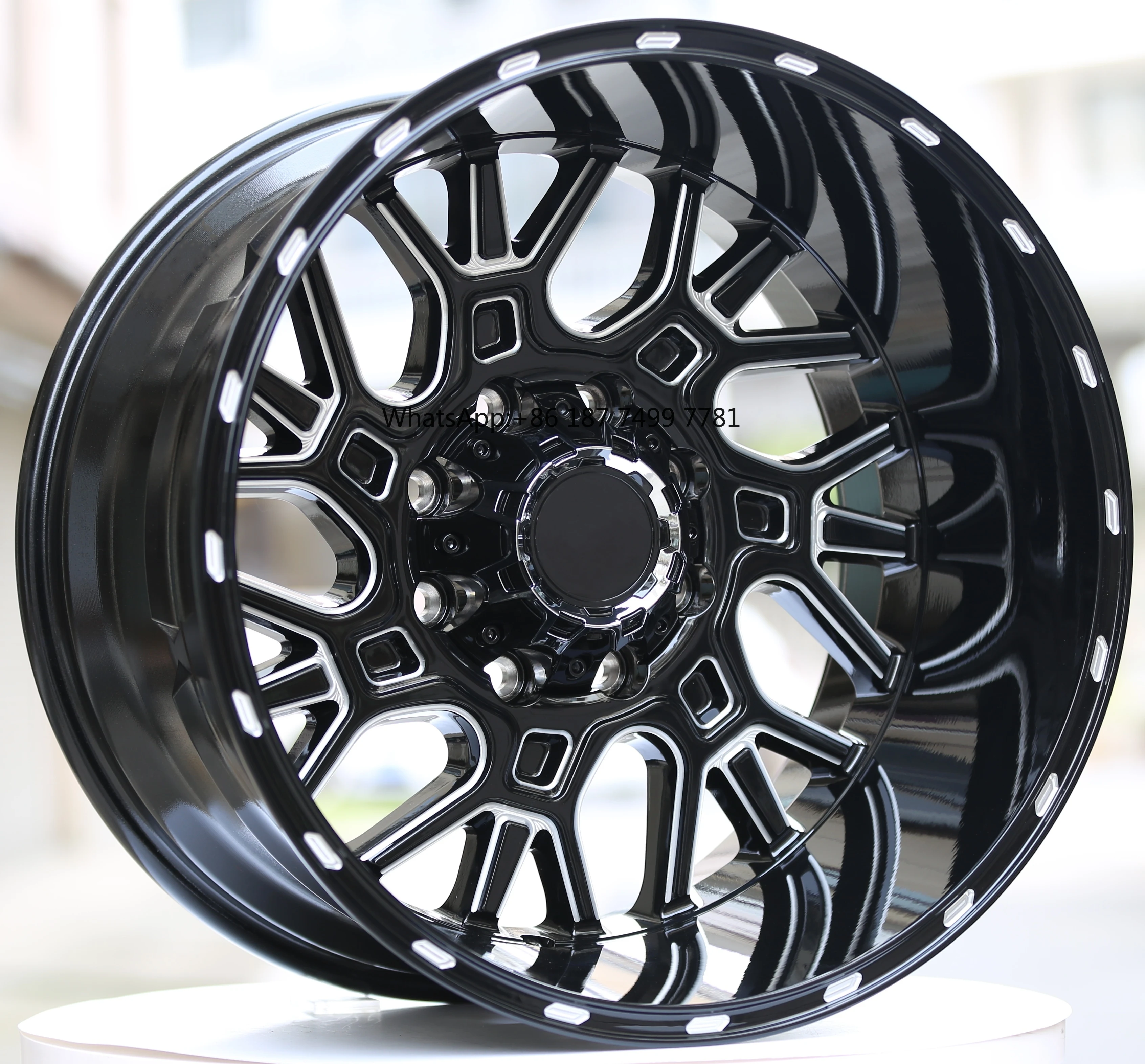 Upgrade Modified 20X12 8X165.1 Aluminum Alloy Wheels Perfect Fit for Hummer H2 for Dodge for Ram 2500 Pickup & SUV
Upgrade Modified 20X12 8X165.1 Aluminum Alloy Wheels Perfect Fit for Hummer H2 for Dodge for Ram 2500 Pickup & SUV