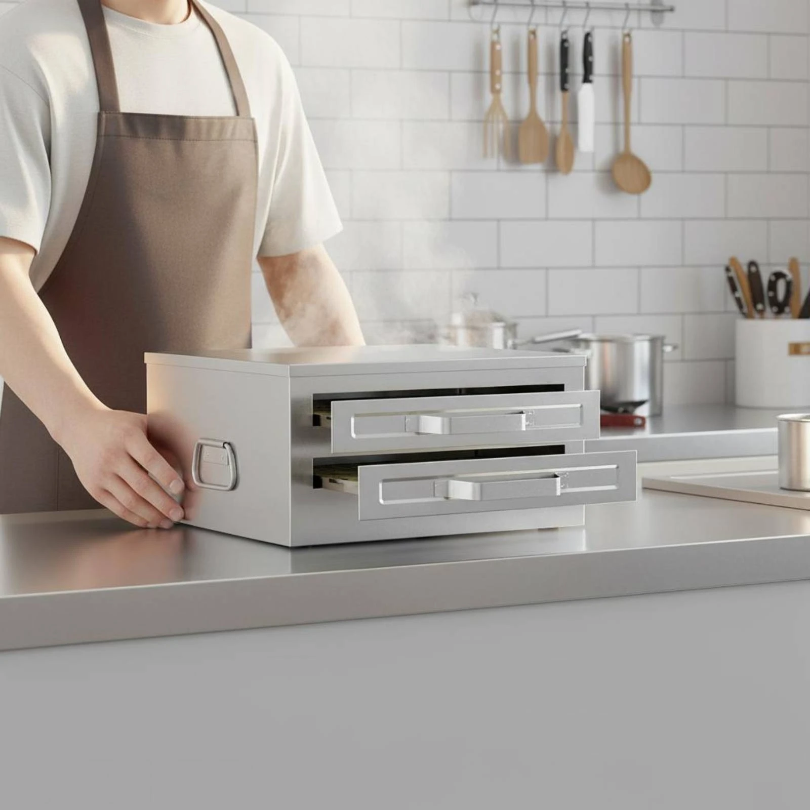 Double Layer Rice Pasta Machine Fast Heating Electric Rice Pasta Steamer Vermicelli Roll Steamer Easy to Clean
Double Layer Rice Pasta Machine Fast Heating Electric Rice Pasta Steamer Vermicelli Roll Steamer Easy to Clean