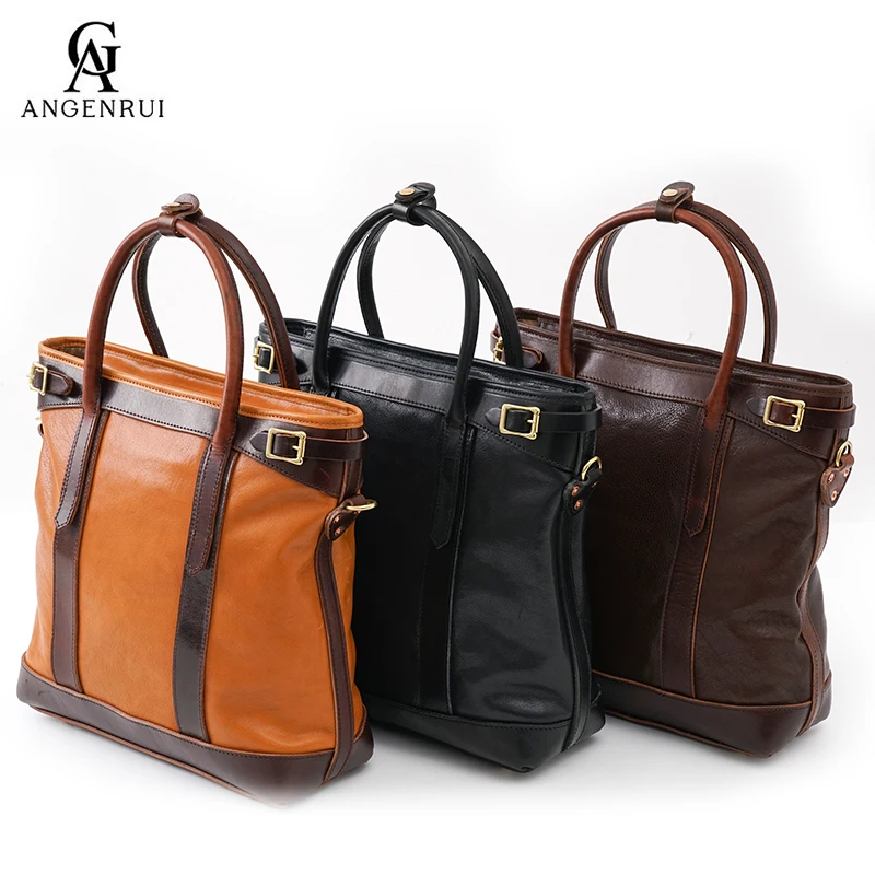 New Genuine Leather Women Bag European and American Retro Men and Women Universal Large Capacity Handbag One Shoulder Briefcase
New Genuine Leather Women Bag European and American Retro Men and Women Universal Large Capacity Handbag One Shoulder Briefcase