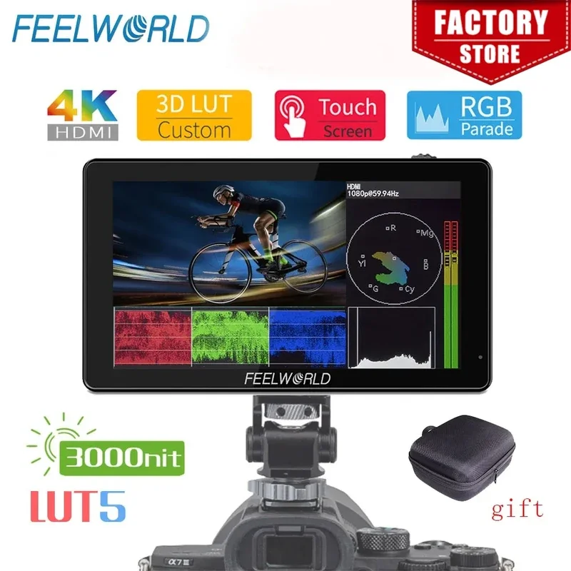 Feelworld lut5 5,5-дюймовый сверхвысокий яркий 3000-тритч 4K HDMI входной выход сенсорный экран полевой монитор камеры DSLR с комплектом для установки
Feelworld lut5 5,5-дюймовый сверхвысокий яркий 3000-тритч 4K HDMI входной выход сенсорный экран полевой монитор камеры DSLR с комплектом для установки