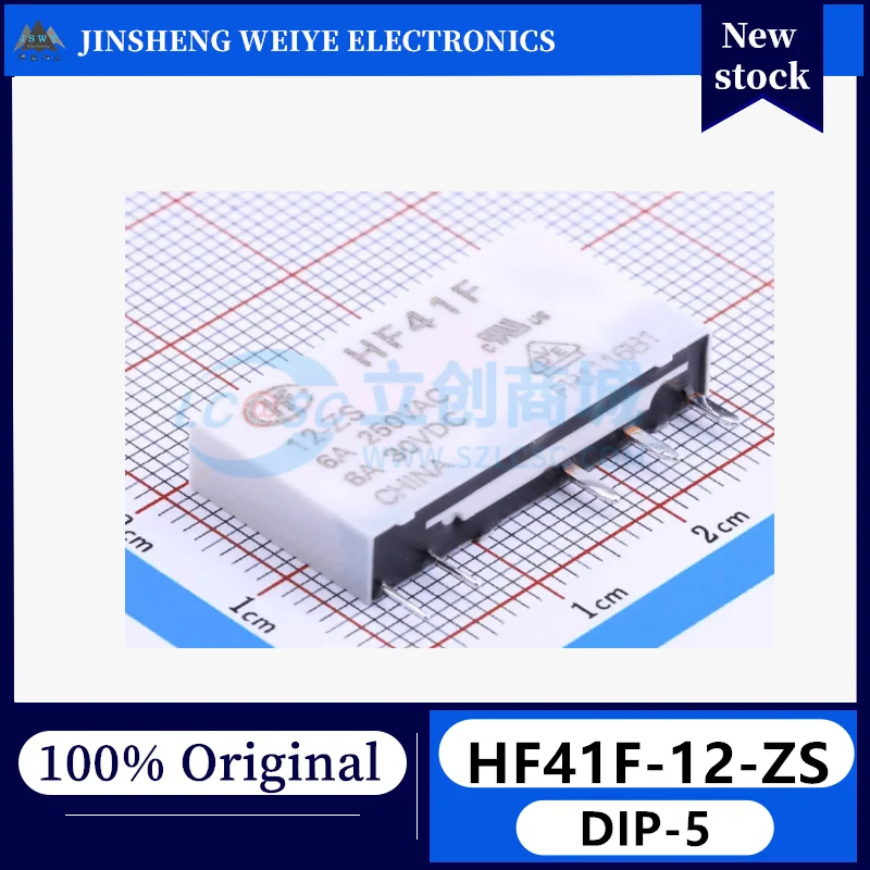 (5/20 pieces) HF41F-12-ZS HF41F12ZS DIP-5 12VDC Relay, Brand New Original, In Stock, Electronic IC
(5/20 pieces) HF41F-12-ZS HF41F12ZS DIP-5 12VDC Relay, Brand New Original, In Stock, Electronic IC